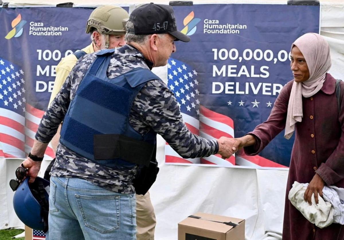 El enviado especial de Estados Unidos, Steve Witkoff, visitó la Franja de Gaza