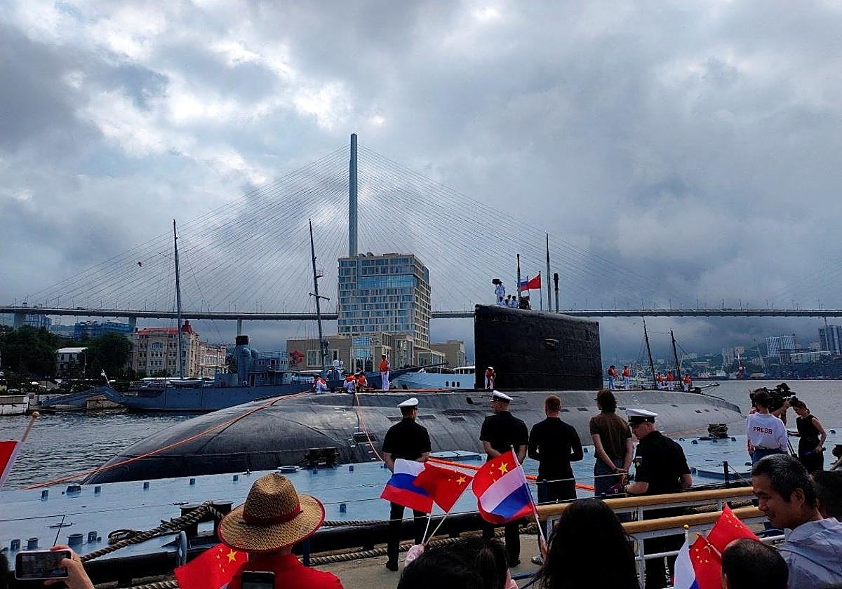 Buques militares chinos llegan a Vladivostok (Rusia) para formar parte de las maniobras navales conjuntas entre Moscú y Pekín
