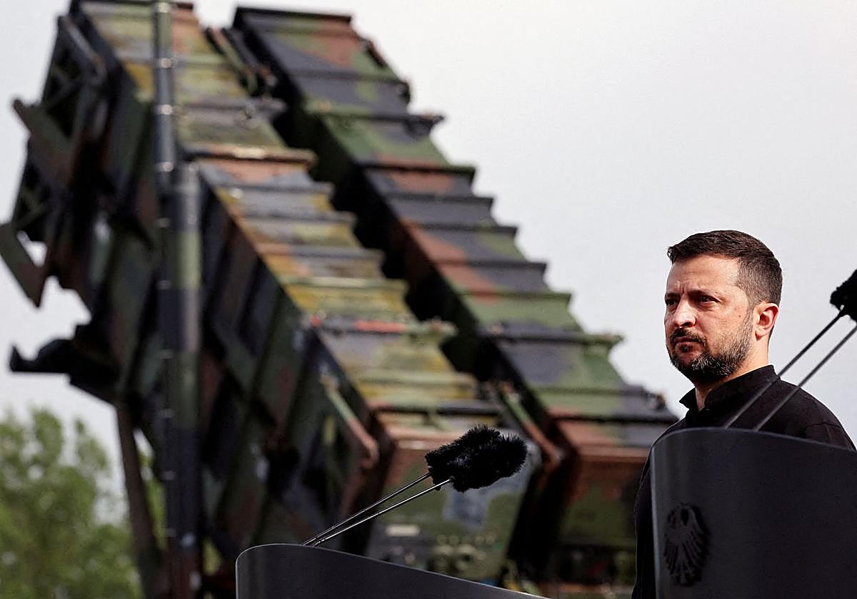 El presidente de Ucrania, Volodymir Zelenski, agradece el apoyo militar europeo en plena crisis bélica