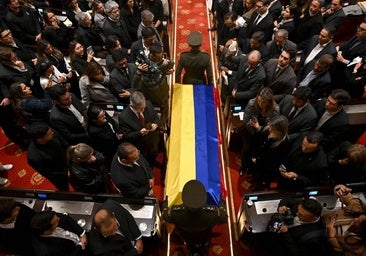 Homenaje a Miguel Uribe el precandidato presidencial asesinado