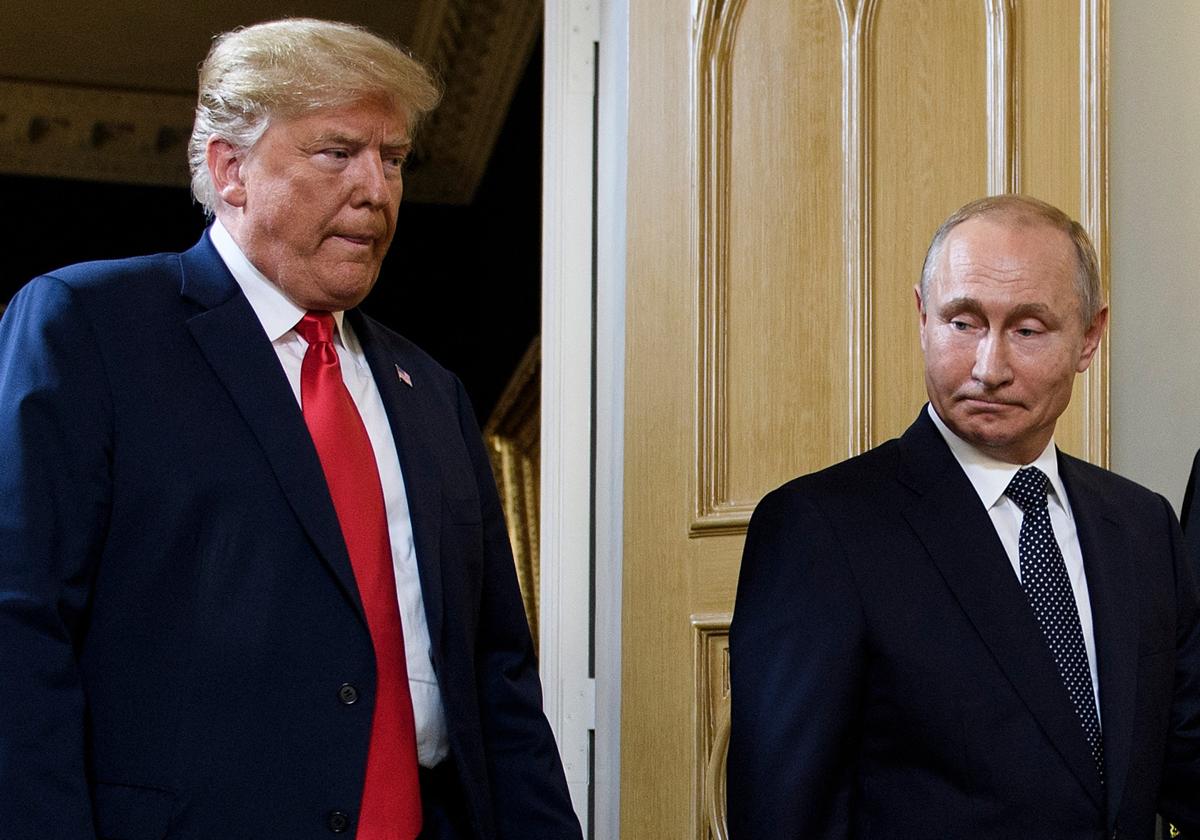 Donald Trump y Vladimir Putin durante una reunión celebrada en 2018