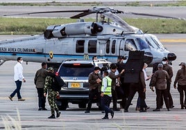Derribado un helicóptero de la Policía colombiana en un ataque con un dron