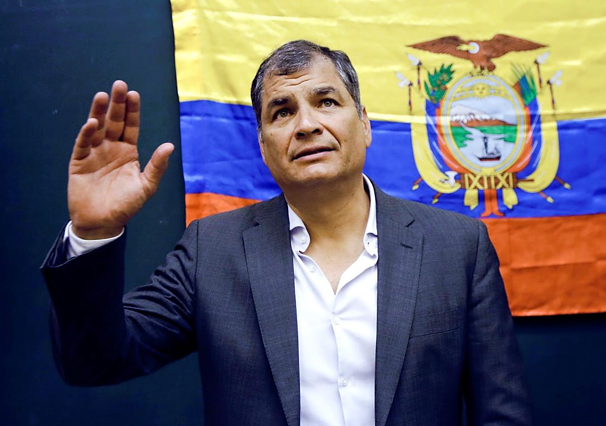 Rafael Correa en 2018