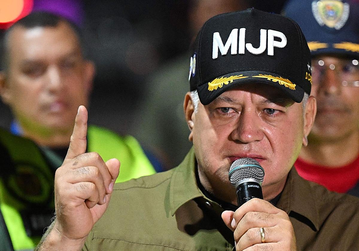 El ministro del Interior de Venezuela, Diosdado Cabello, ha expuesto que las razones que han dado las autoridades estadounidenses «no son convincentes»