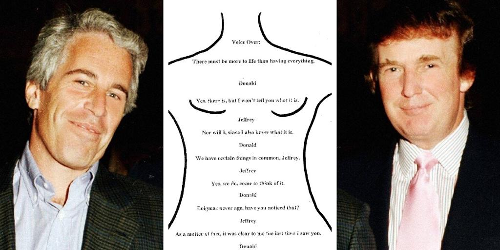 Los demócratas revelan la carta de Trump a Epstein: «Tenemos ciertas cosas en común»