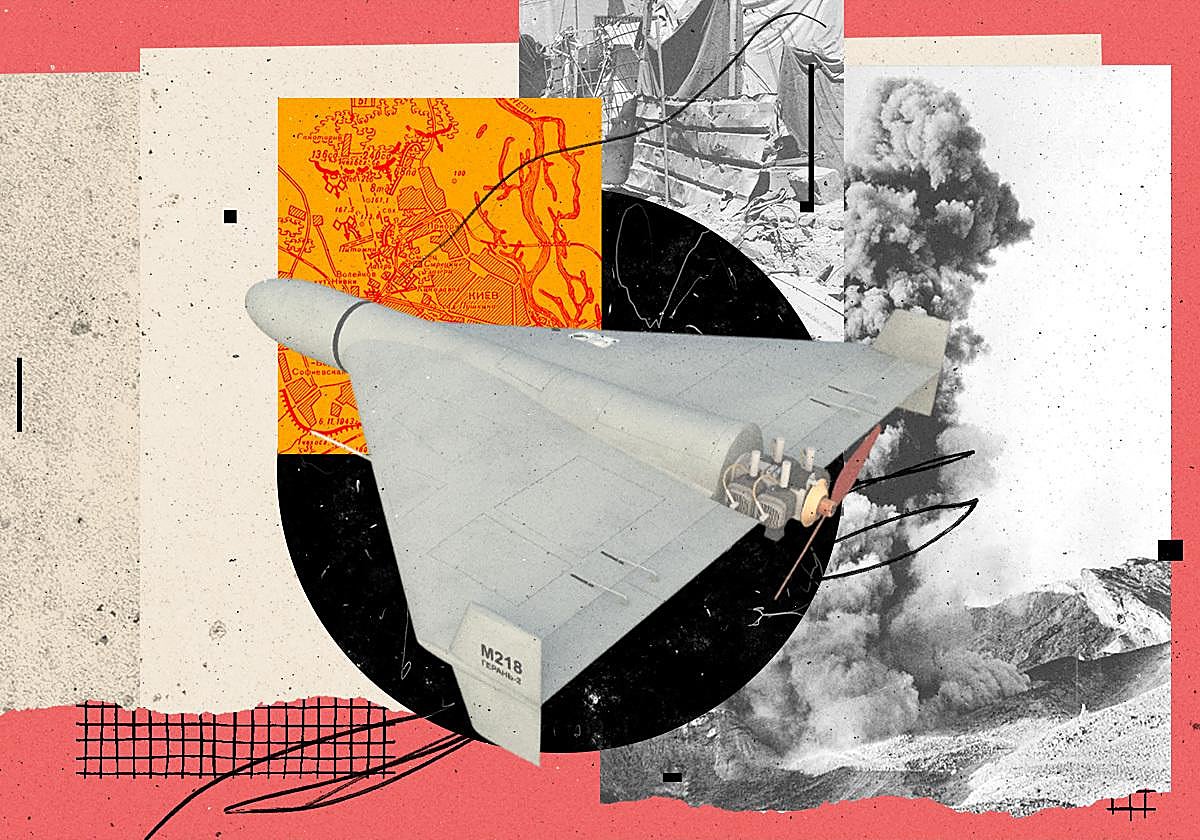 Un enjambre de drones letales y señuelos de poliestireno