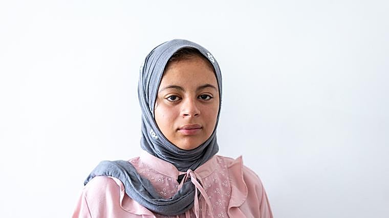 Nada está ahora en Ammán con su madre y su hermana intentando recuperarse de sus problemas respiratorios a causa de la guerra en Gaza