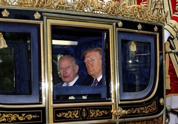 Trump se da un baño real en su histórica visita al Reino Unido
