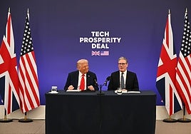 Trump reconoce «discrepancias» con Starmer sobre Israel y exige la liberación de los rehenes «ahora»
