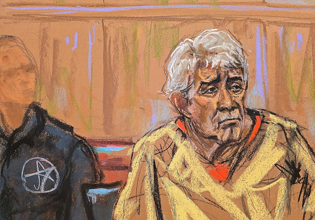 Rafael Caro Quintero comparece durante una audiencia en la corte federal de Brooklyn en Nueva York