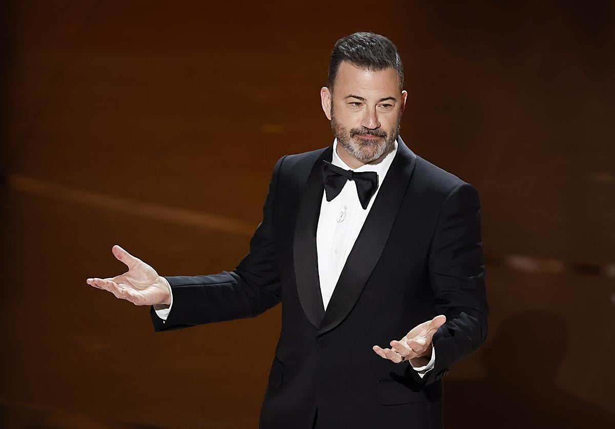 Jimmy Kimmel, en los Premios de la Academia en Los Ángeles, 2024