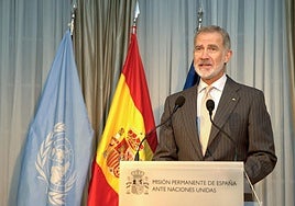 Felipe VI advierte en Nueva York que el mundo vive «un momento crucial que no admite vacilaciones»