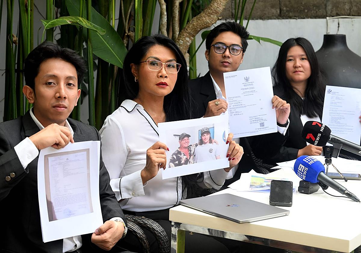 El equipo legal de la familia de Byron Haddow, el australiano muerto en Bali y repatriado sin corazón.