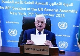 Abás tiende la mano a Trump, que tiene su propio plan de paz para Gaza