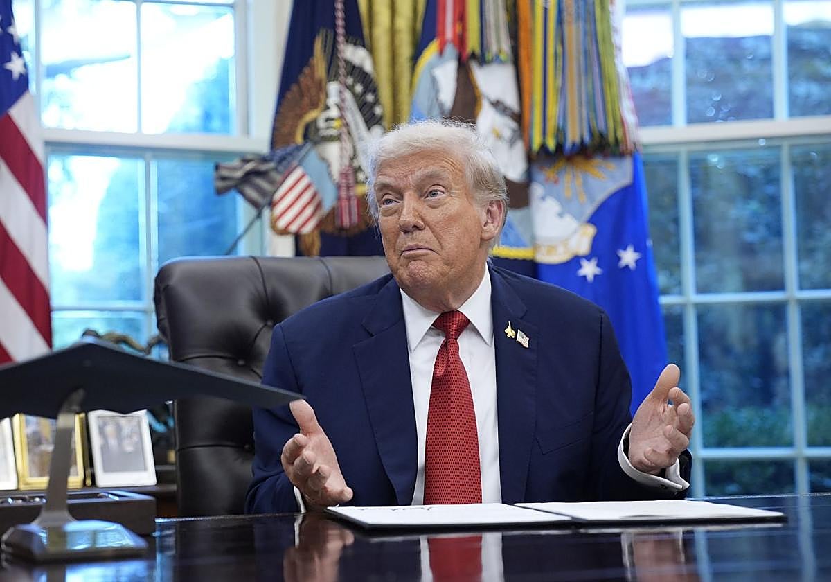 El presidente de Estados Unidos, Donald Trump