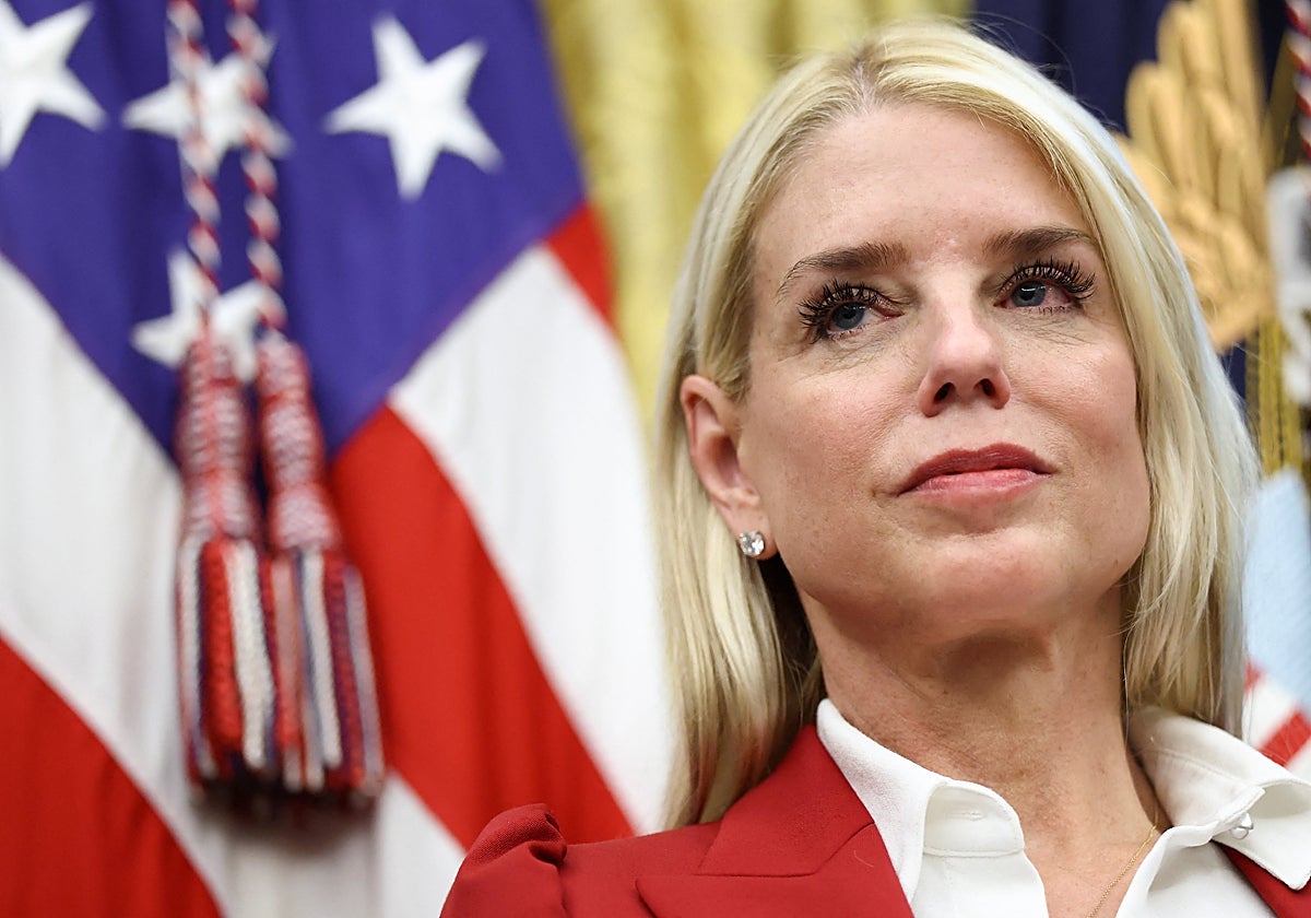 La Fiscal General de los Estados Unidos, Pam Bondi, en una imagen de archivo
