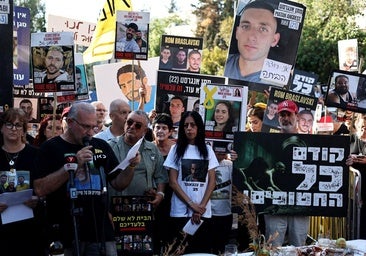 Los allegados de rehenes israelíes instan a Trump a mantener el acuerdo con Gaza