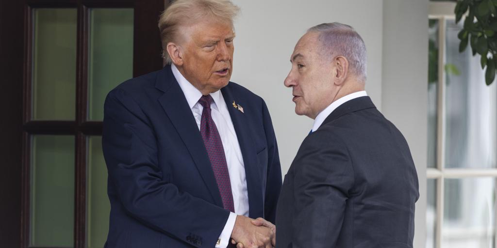 Reunión Trump - Netanyahu por un acuerdo de paz en Gaza, en directo: última hora desde la Casa Blanca hoy