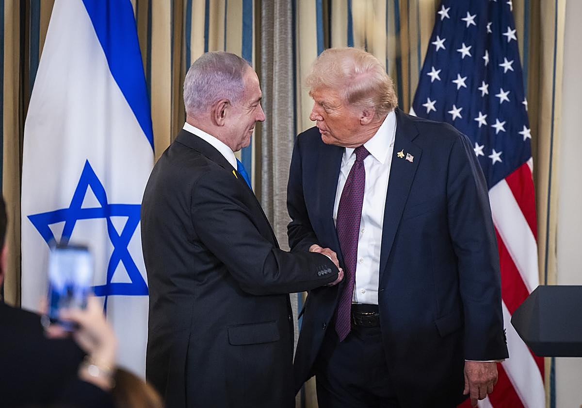 Netanyahu acepta el plan de Trump para Gaza, que incluye la retirada del Ejército israelí
