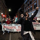 Italia se echa a las calles por Gaza y la flotilla tras el abordaje israelí