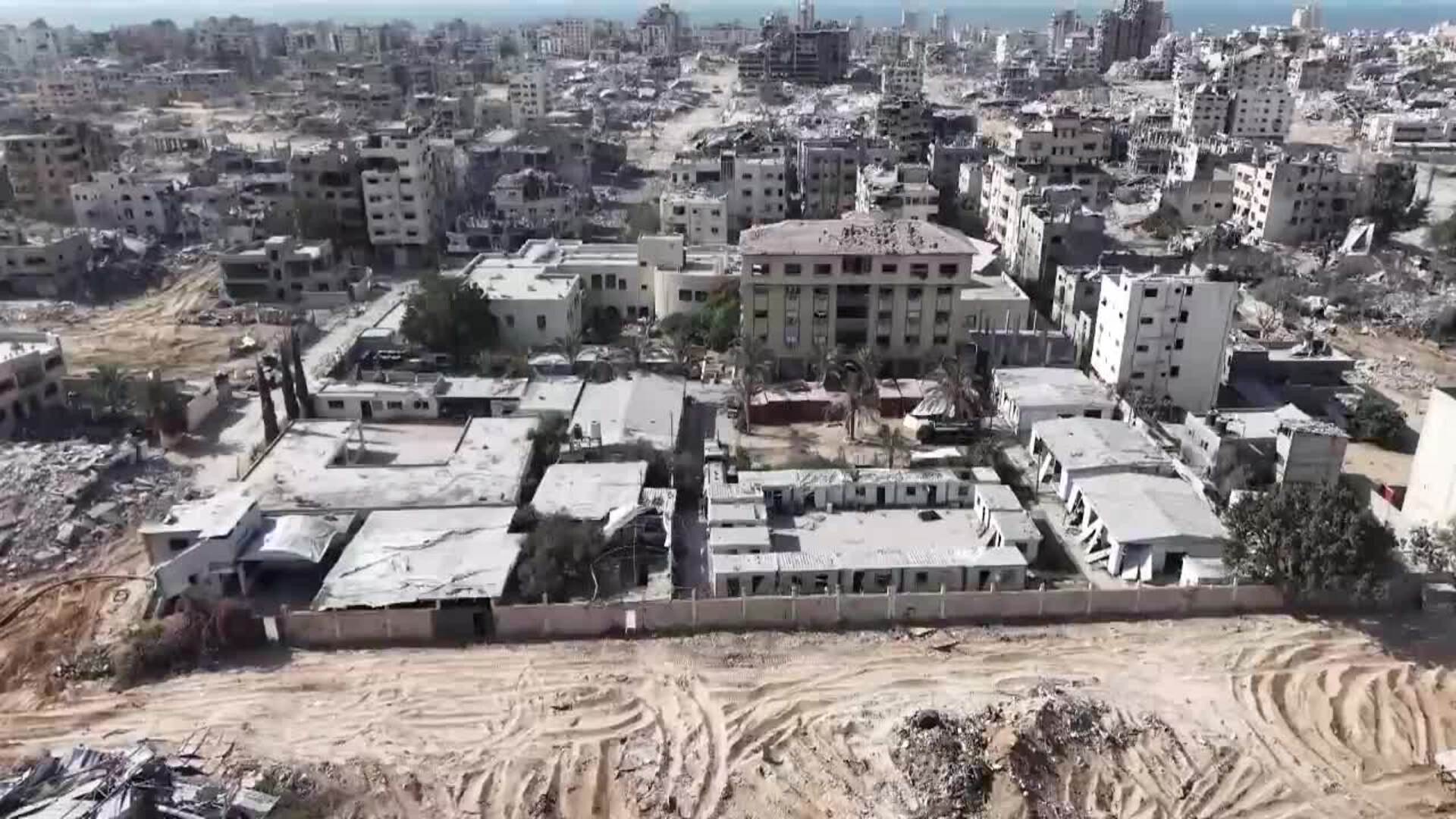 Medios internacionales recorren Gaza junto a tropas israelíes durante la invasión terrestre