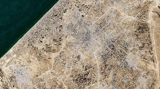 Imagen después - El antes y después de Gaza tras dos años del ataque de Hamás el 7 de octubre