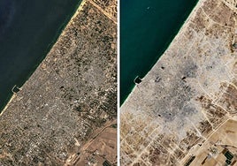 El antes y después de Gaza tras dos años del ataque de Hamás el 7 de octubre