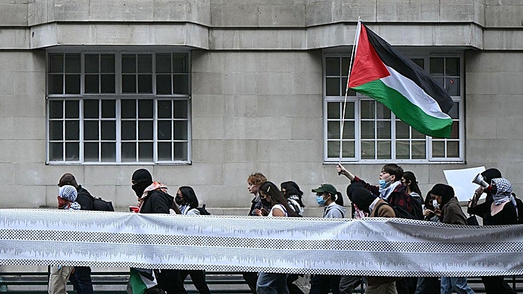 Las protestas contra Israel no dan tregua y enturbian el segundo aniversario del ataque de Hamás el 7-O