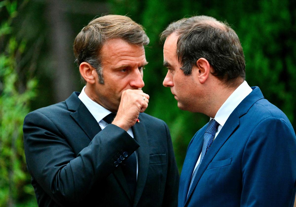 El presidente de la República, Emmanuel Macron y su primer ministro, Sébastien Lecornu, se enfrentan a dos mociones de censura tras su intento de salvar el Gobierno