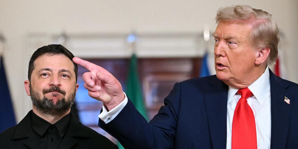 Gritos, mapas y la exigencia de ceder el Donbass: el encuentro entre Trump y Zelenski acabó en otra bronca a puerta cerrada