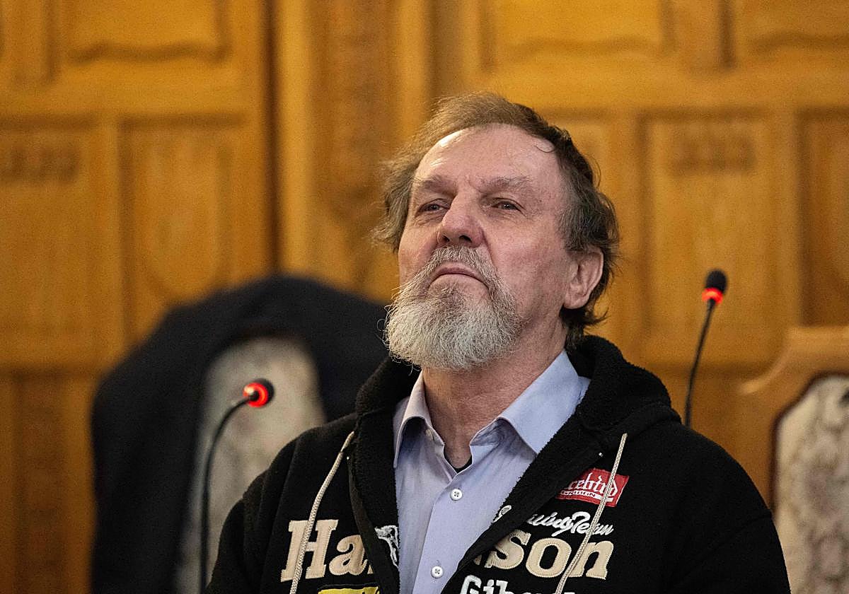 Juraj Cintula durante el juicio.