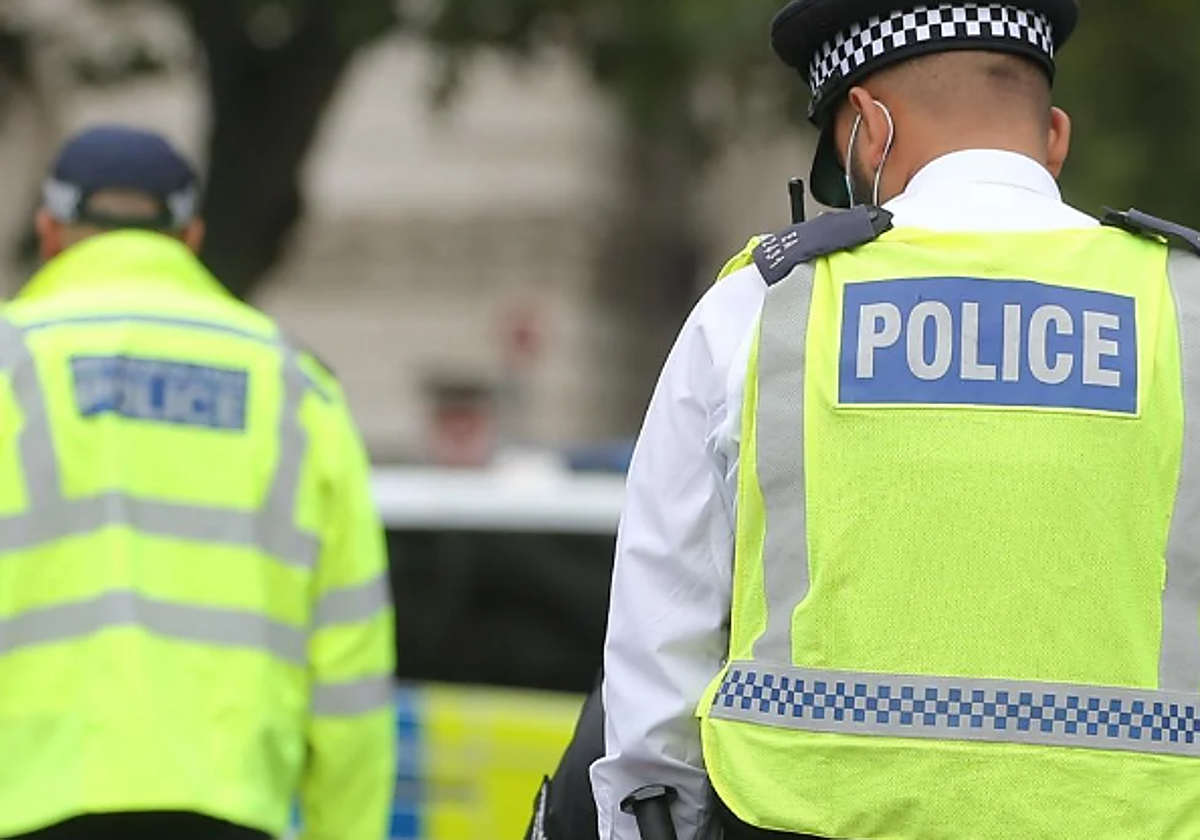 Imagen de archivo de la Policía británica.