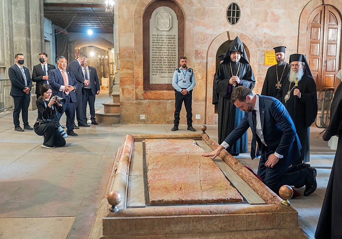 El vicepresidente estadounidense J. D. Vance visita Jerusalén