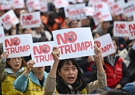 Trump viaja a Asia para doblegar a Pekín y amarrar inversiones