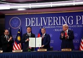 Trump se anota la paz entre Tailandia y Camboya