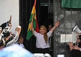 La expresidenta  de Bolivia, Jeanine Áñez, tras ser excarcelada: «Jamás voy a arrepentirme de haber servido a mi patria»