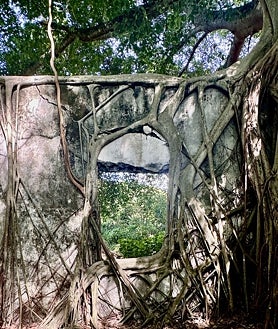 Imagen secundaria 2 - Arria, panorámica de la ciudad de Armero tras la erupción del volcán Nevado del Ruíz; debajo, vestigios de la ciudad 40 años después de la erupción del volcán Nevado del Ruiz