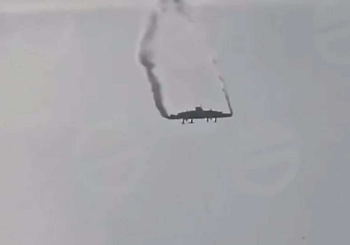 Instante en la que la aeronave pierde el control.