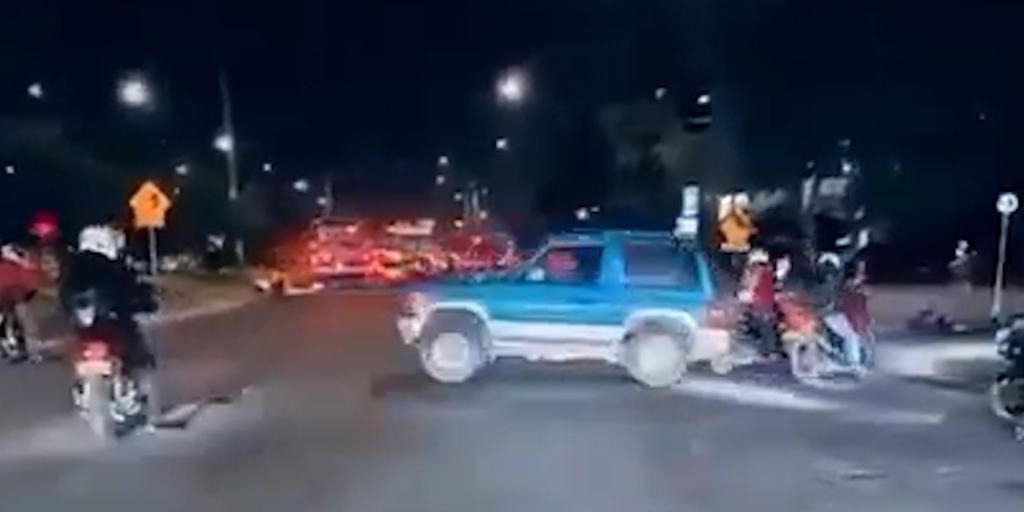 Matan a golpes en Bogotá a un conductor ebrio que atropelló a motociclistas