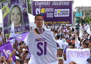 Ecuador vota si quiere una nueva Constitución y bases militares extranjeras