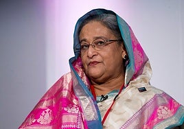 Sheikh Hasina, la fugada ex primera ministra bangladesí condenada a muerte
