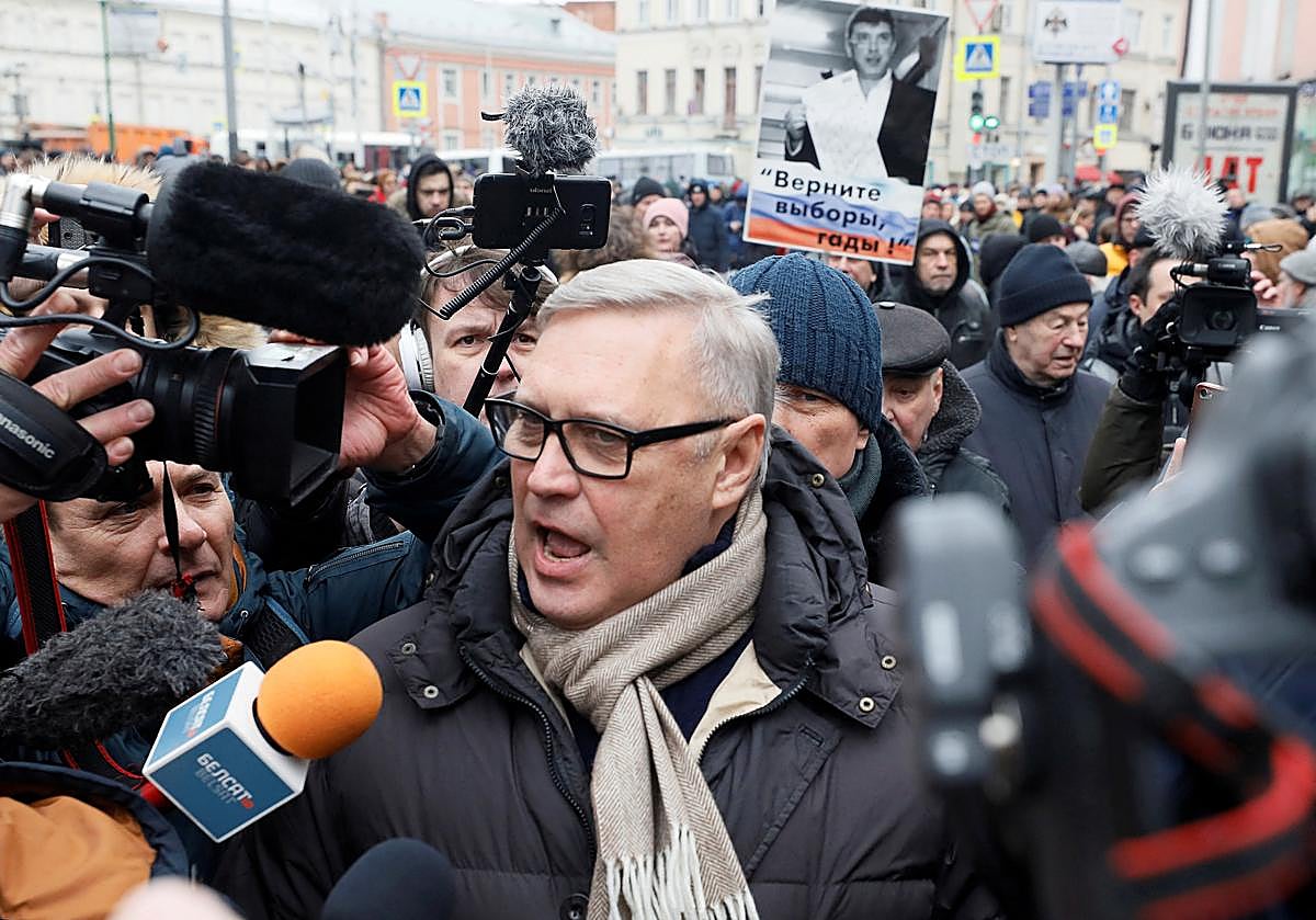 El ex primer ministro y opositor ruso Mijail Kasianov