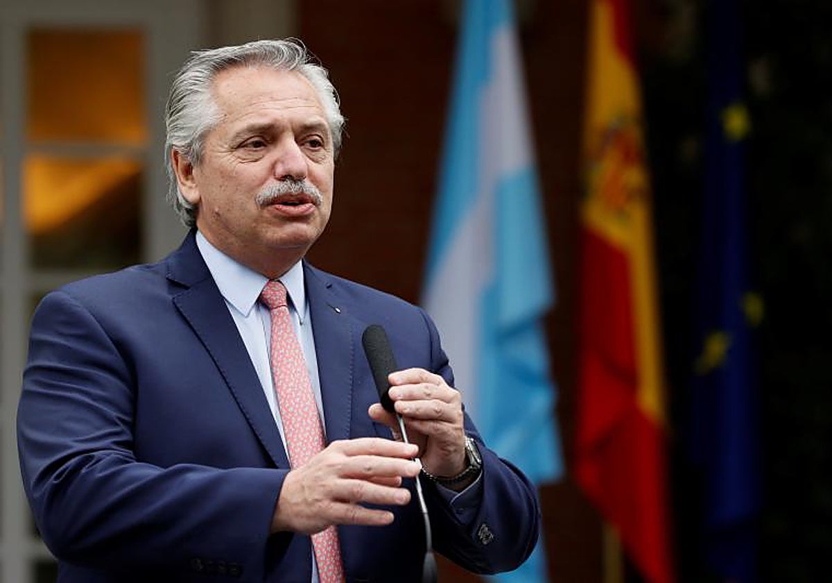 El expresidente de argentina, Alberto Fernández