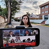 El exilio de Ymarú Rojas, reportera de ABC en Caracas: «Mi profesión me puso en el blanco»