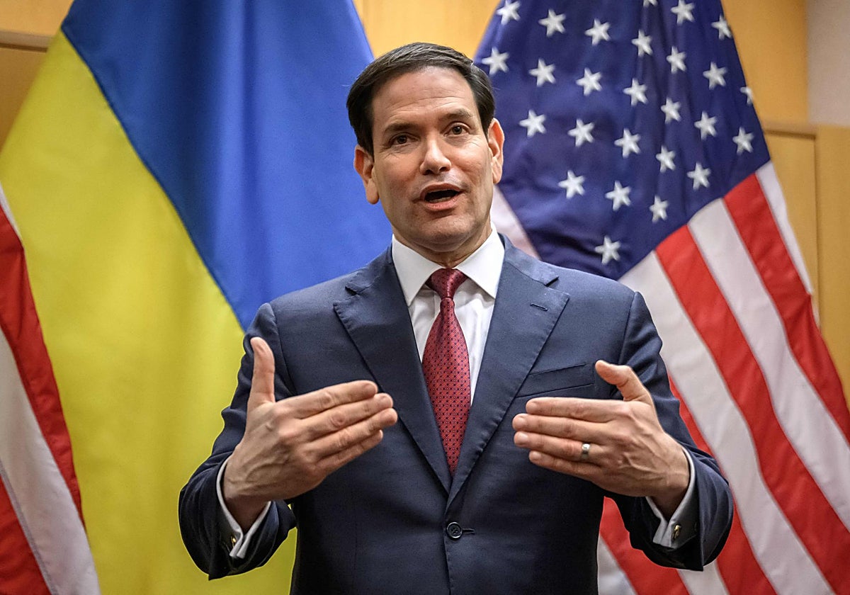 El secretario de Estado de EE. UU. , Marco Rubio