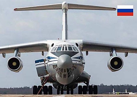 Imagen secundaria 1 - El avión de alerta temprana de Corea del Norte, el IL-76 de Rusia, y los sistemas antiaéreas Pantsir de cada país