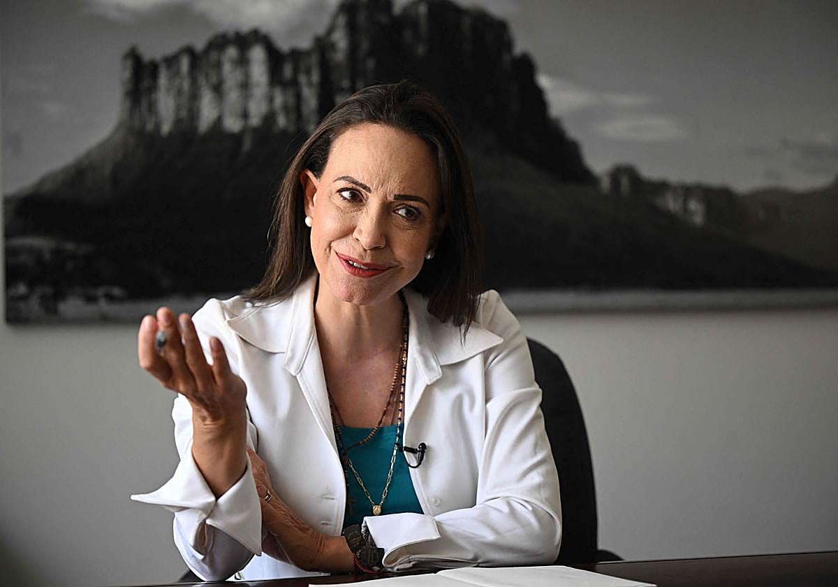 La opositora venezolana María Corina Machado