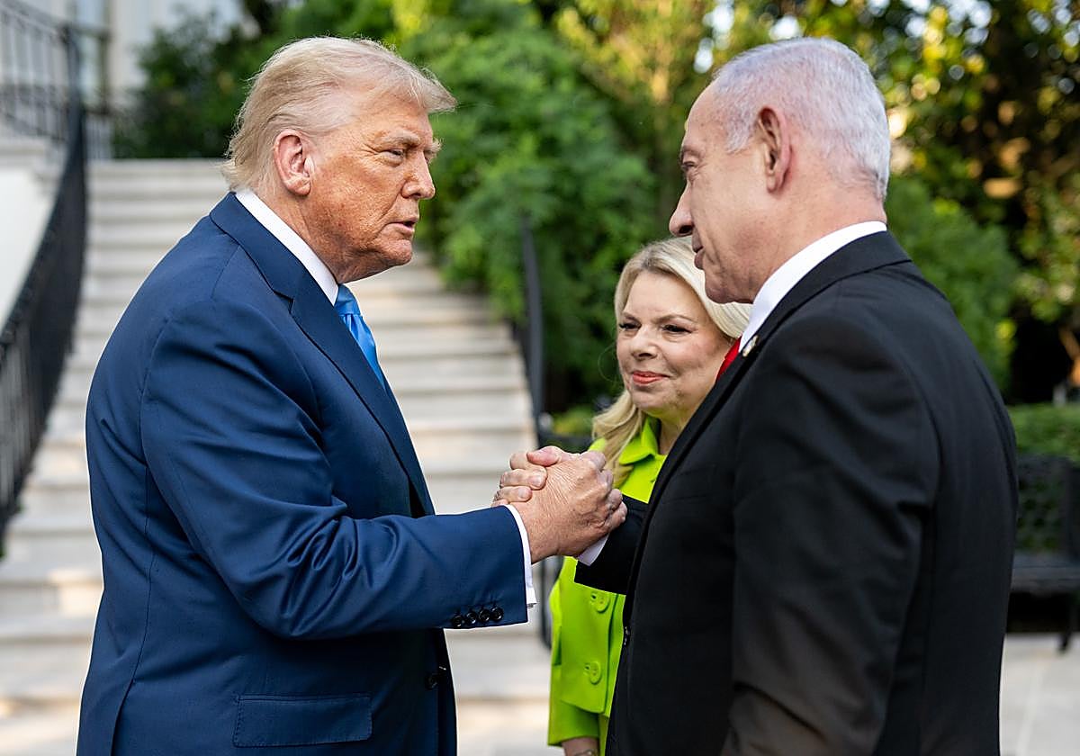 Trump y Netanyahu en una imagen de archivo.