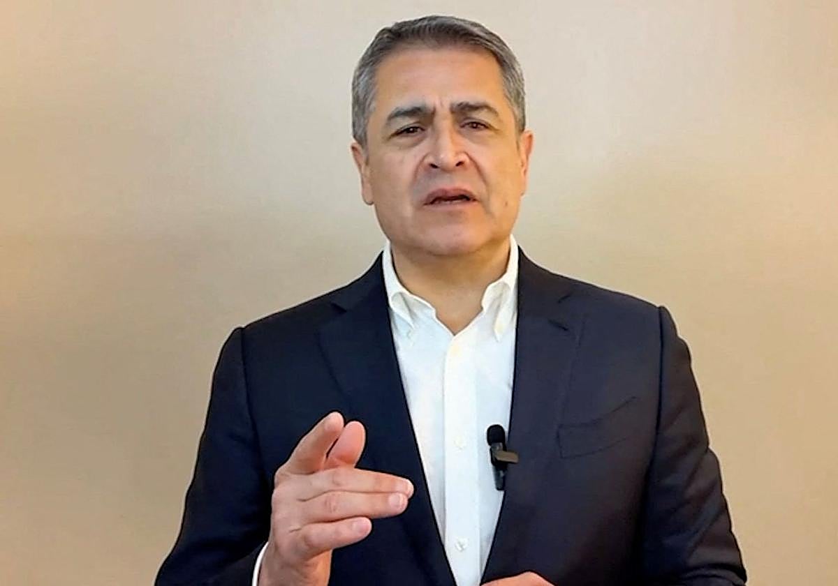El expresidente de Honduras Juan Orlando Hernández