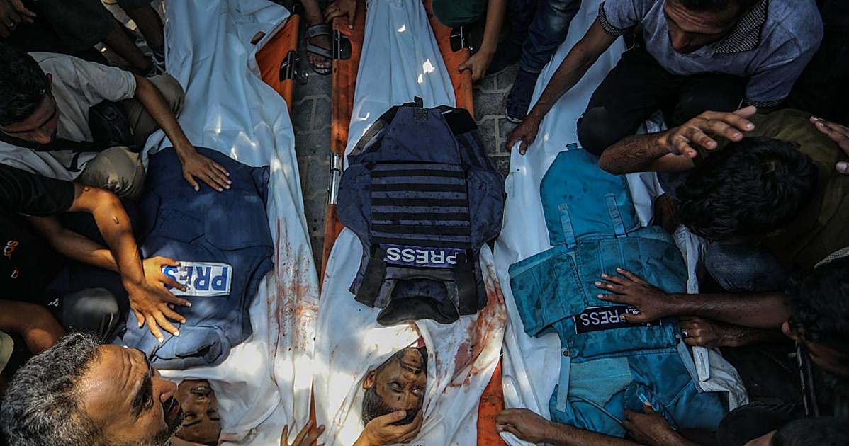 Gaza, el lugar más peligroso del mundo para la prensa: casi la mitad de los periodistas muertos en 2025 han sido asesinados en la franja